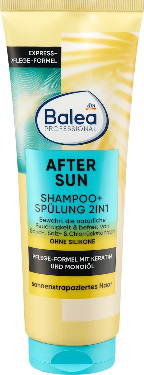 Balea Professional After Sun 2-in-1 Shampoo & Conditioner, 250 mL