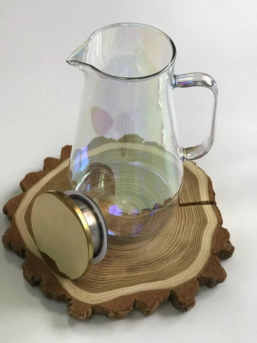 Olens 102-40 Aqua Glass Pitcher, 1.6 L - Image 2