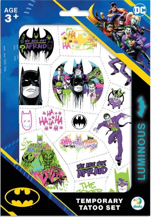 Dodo 200547 Batman Heroes Temporary Tattoo Set