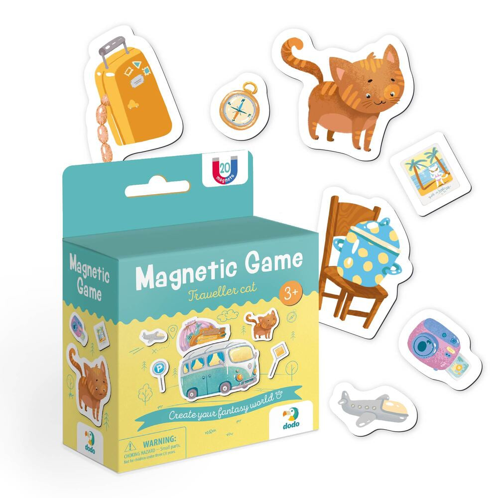 Dodo 200234 Traveling Cat Magnetic Board Game