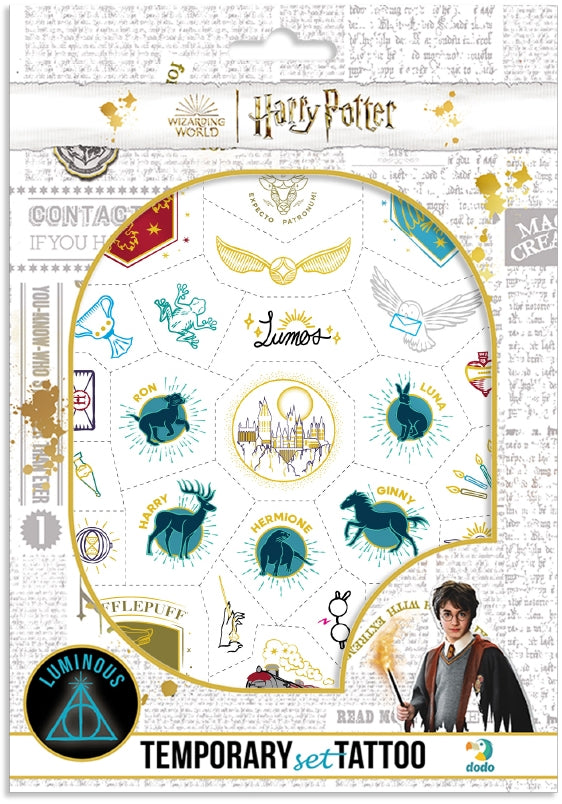 Dodo 200505 Harry Potter Temporary Tattoo Set