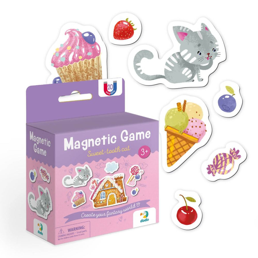 Dodo 200233 Sweet-Toothed Cat Magnetic Board Game