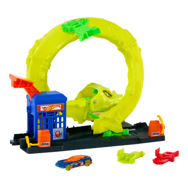 Hot Wheels City JBM63 Snake Spiral Attack Play Set - Image 2