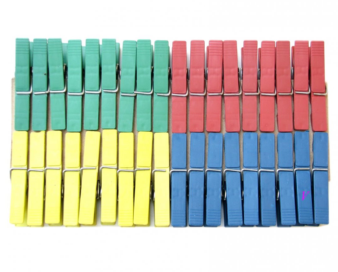 Volga Clothespins, 144 pcs