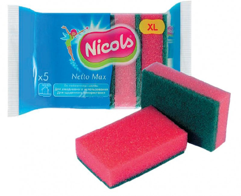 Nicols Kitchen Sponges, 5 pcs