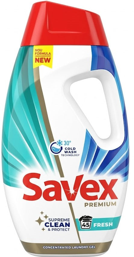 Savex Premium Fresh Liquid Laundry Detergent, 1.8 L