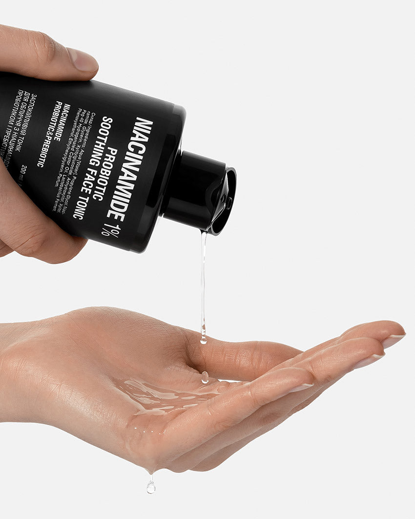 Mr. Scrubber Niacinamide 1% Soothing Facial Toner with Niacinamide, Probiotic & Prebiotic, 200 mL - Image 2