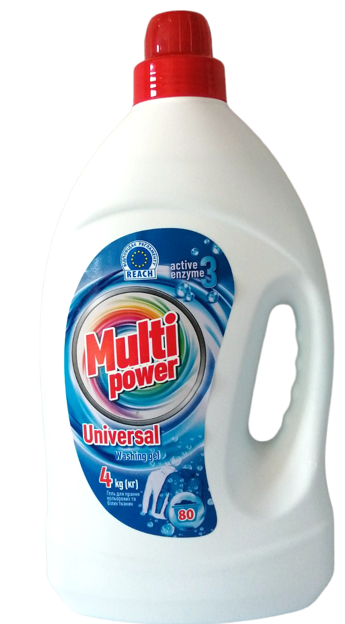 Multi Power Universal Liquid Laundry Detergent, 4 kg
