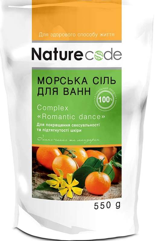 Nature Code Romantic Dance Complex Sea Bath Salt, 550 g