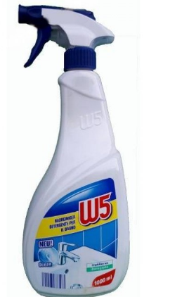 W5 Ocean Bathroom Cleaner Spray, 1 L
