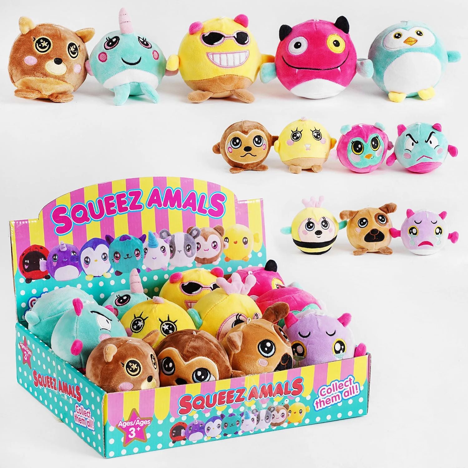 Scented Squeeze Animals C 51244 Squishy Stress-Relief Toy