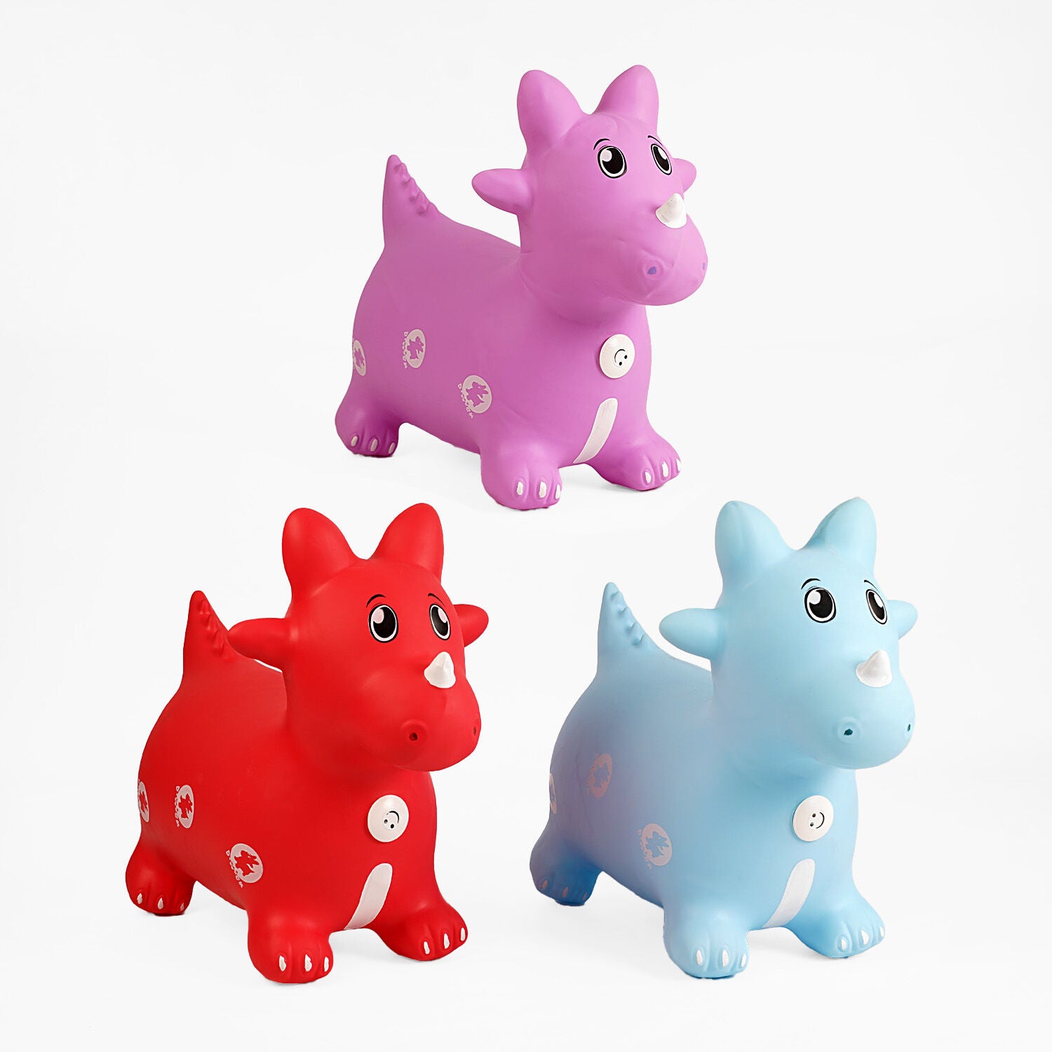 C60274 Little Dinosaur Rubber Hopper Toy