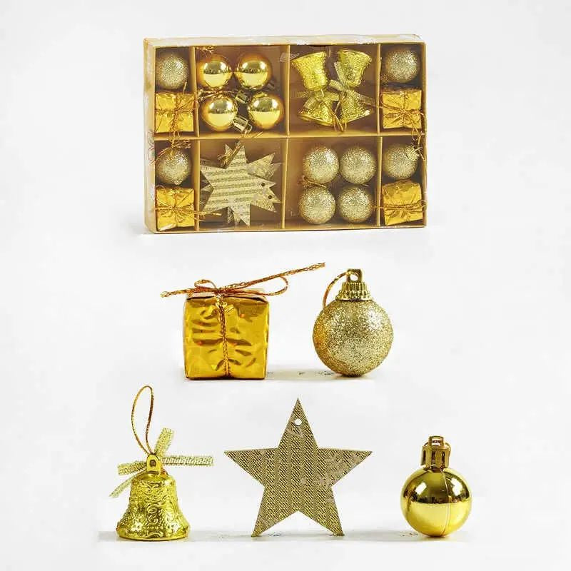 D 35770 Christmas Ornaments, 24 pcs