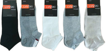 Lvivski Premium Women's Short Mesh Socks, Size 23-25 - Image 2
