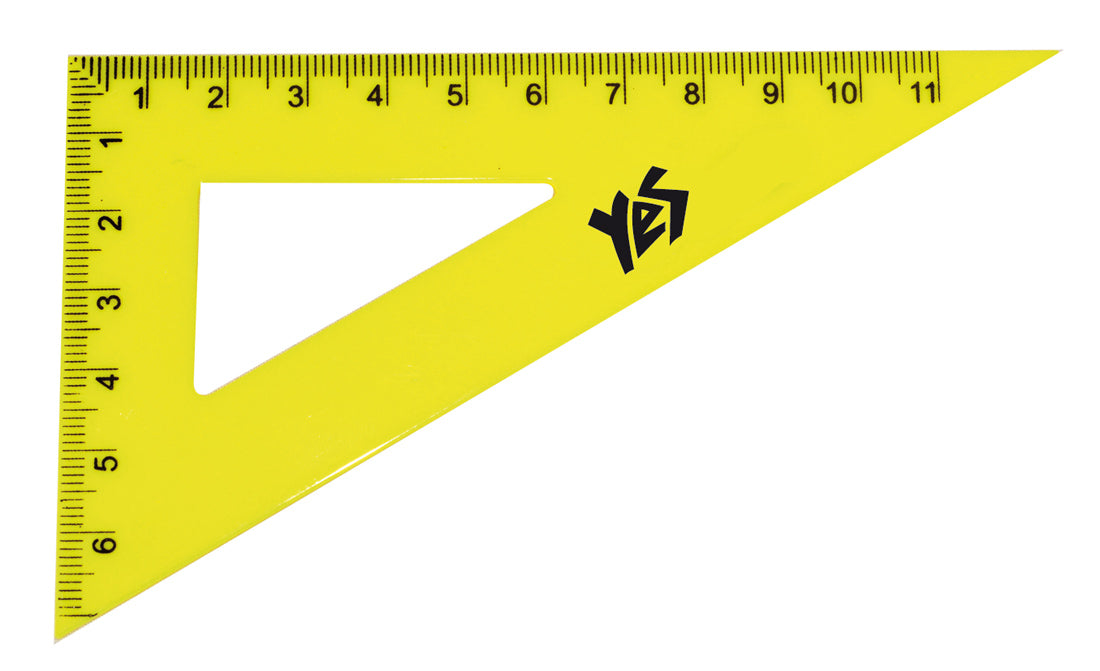 YES 370305 Fluorescent Right Triangle, 11 cm - Image 2