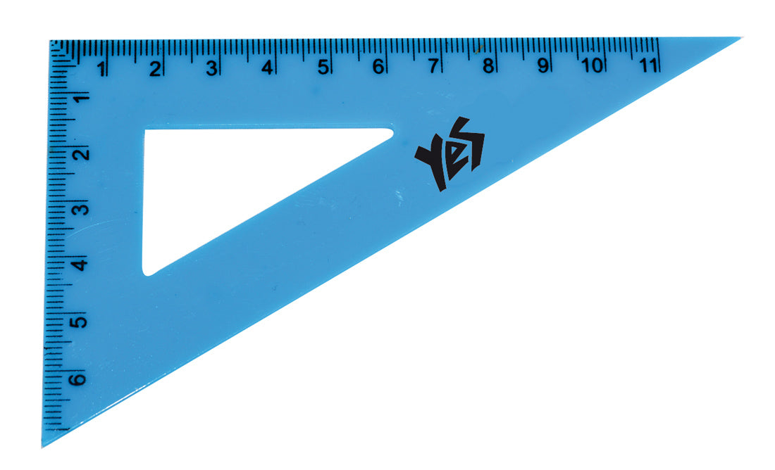 YES 370305 Fluorescent Right Triangle, 11 cm - Image 3