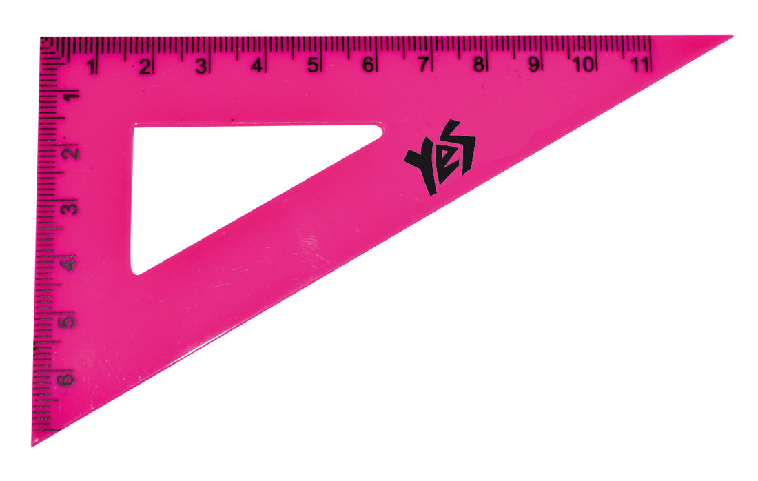 YES 370305 Fluorescent Right Triangle, 11 cm - Image 4