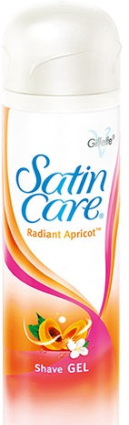 Gillette Satin Care Radiant Apricot Women's Shaving Gel, 200 mL