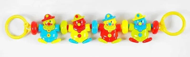 C901-1 Clowns Stroller Rattle