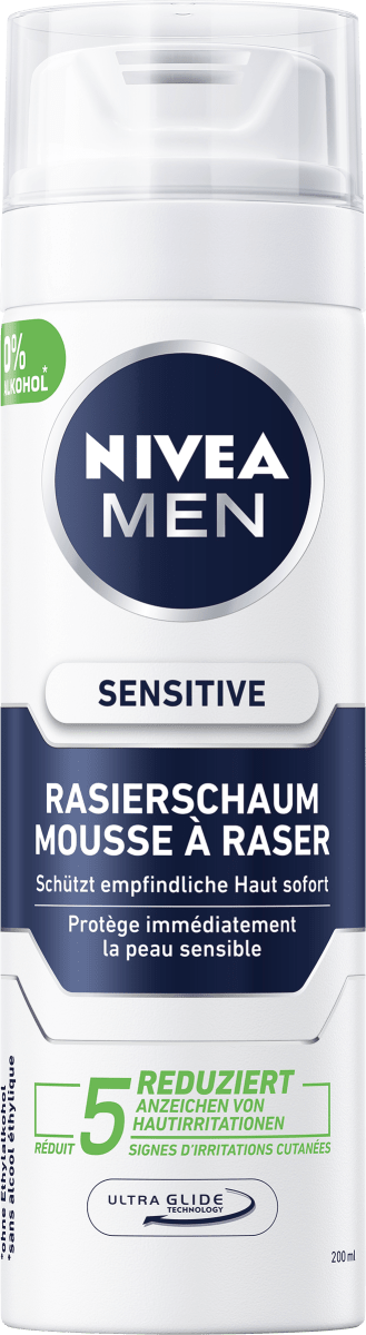 Nivea Men Sensitive Shaving Foam, 200 mL