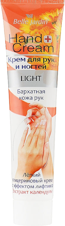 Belle Jardin Hand Cream Glycerin Hand & Nail Cream with Calendula Extract, 125 mL