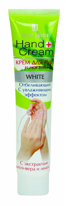 Belle Jardin Hand Cream Whitening Hand & Nail Cream with Aloe & Lemon, 125 mL - Image 3