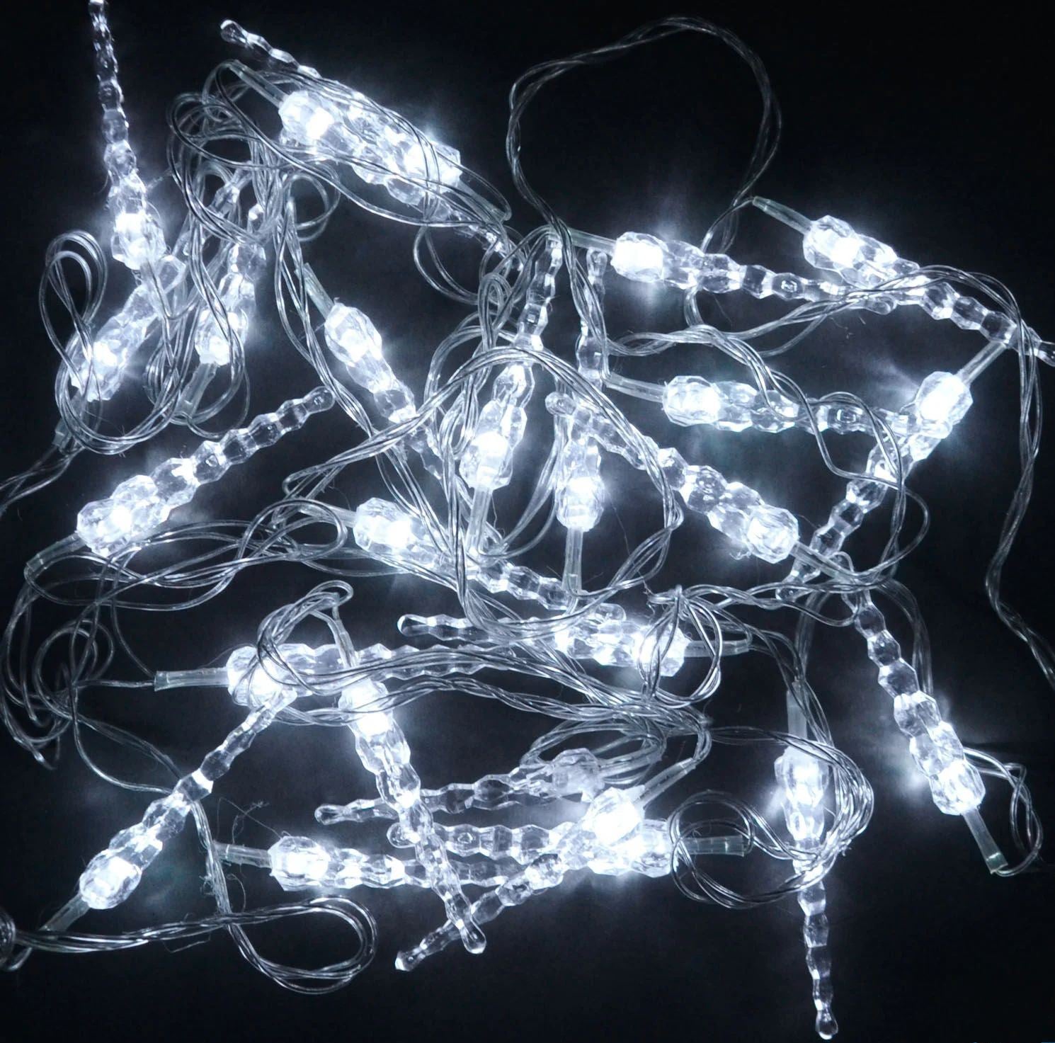 C 23451-906 Icicle String Lights, 5 m, 28 White Lights
