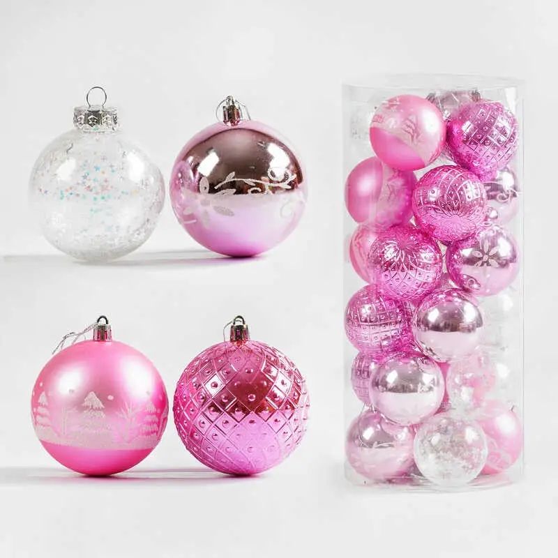 D 35041 Christmas Ball Ornaments, 7.5 cm, 24 pcs