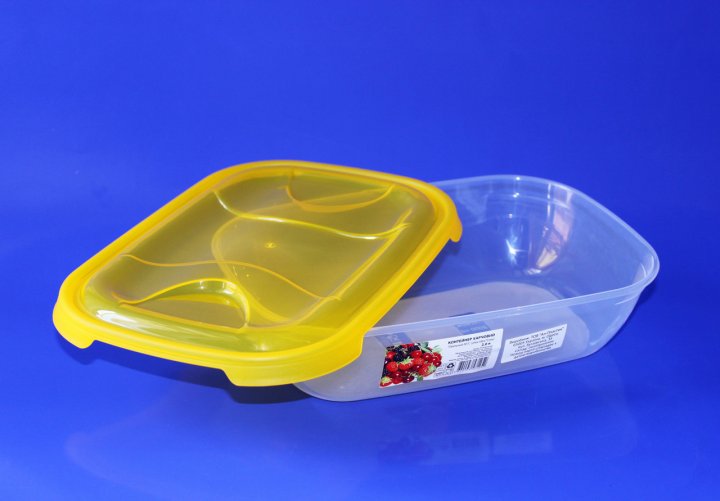 Al-Plastik No. 3 Oval Food Container, 2 L - Image 3