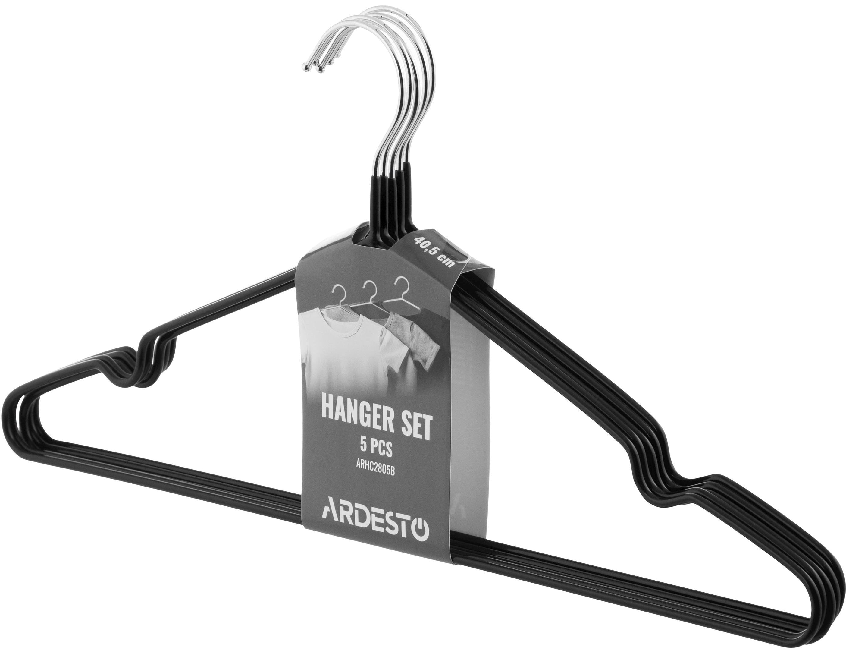 Ardesto ARHC2805B Hanger Set, 5 pcs, 40.5 cm