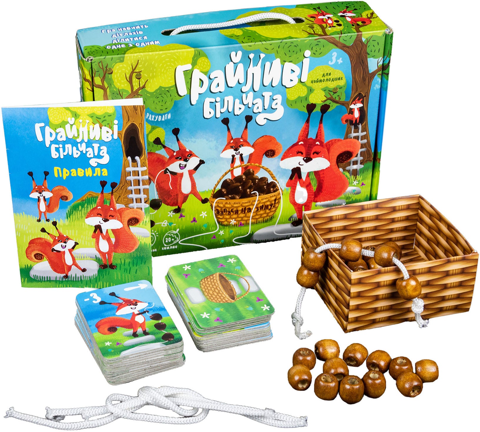 Strateg 30852 Playful Squirrels Board Game