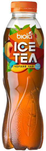 Biola Peach Iced Black Tea, 500 mL