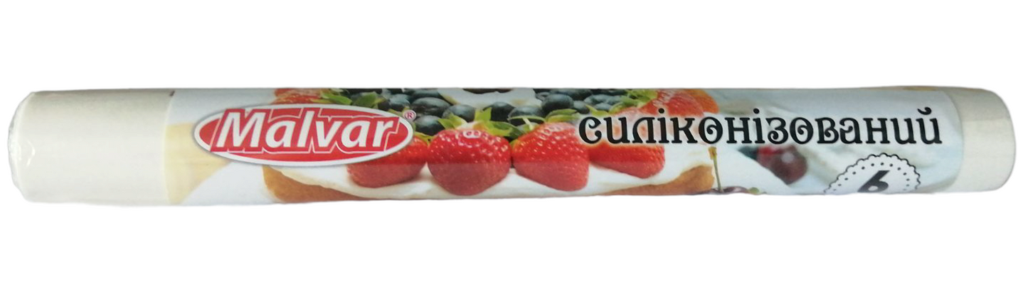 Malvar Silicone-Coated Parchment Paper, 6 m