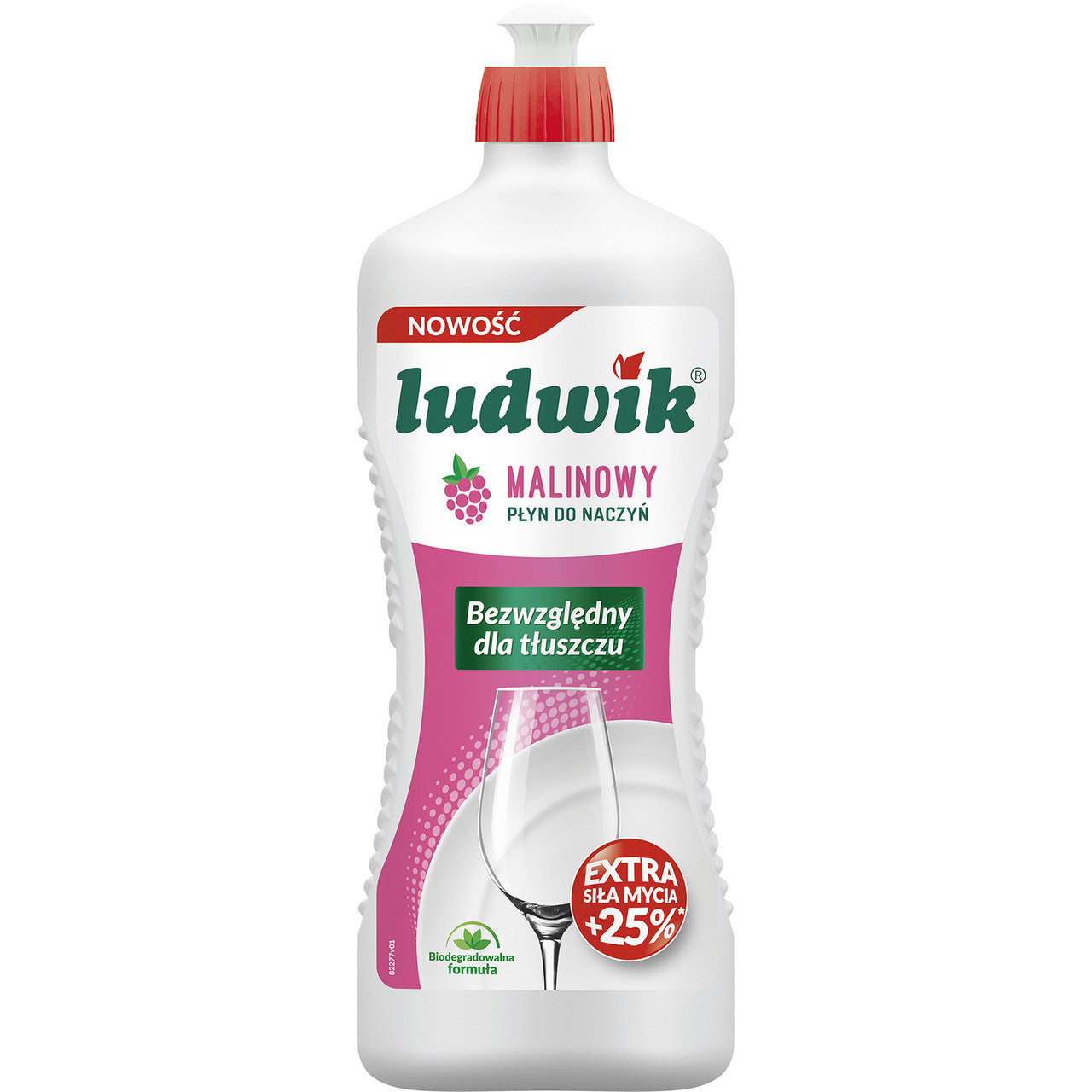 Ludwik Raspberry Dishwashing Liquid, 450 mL