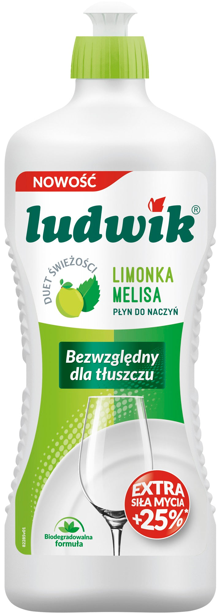 Ludwik Lime & Lemon Balm Dishwashing Liquid, 900 mL