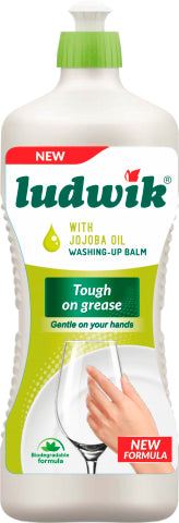 Ludwik Jojoba Oil Dishwashing Liquid, 900 mL