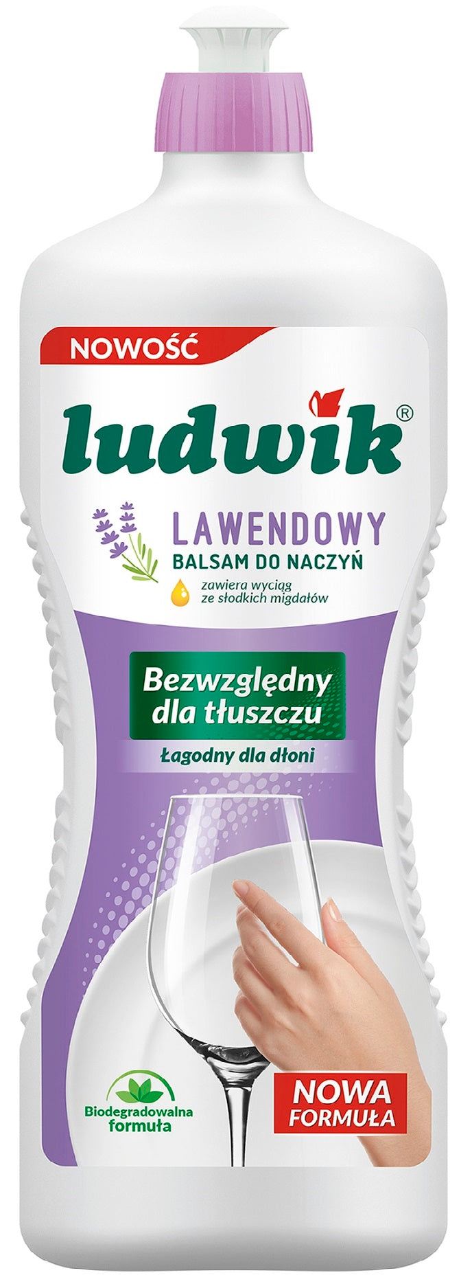 Ludwik Lavender Dishwashing Liquid, 900 mL