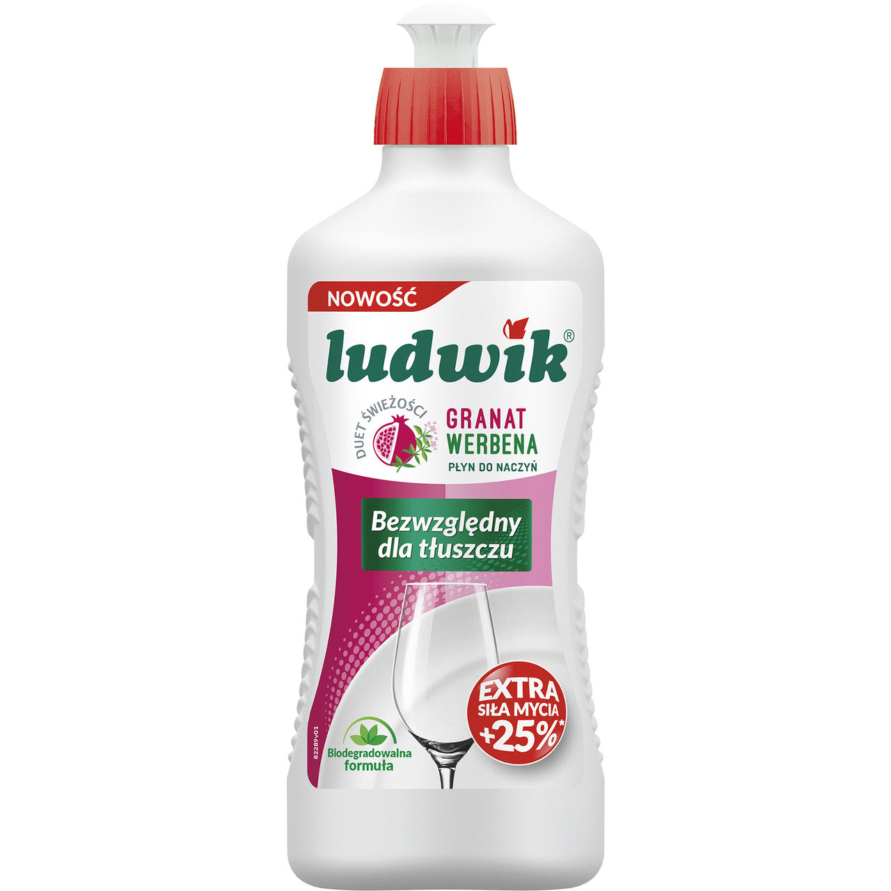 Ludwik Pomegranate & Verbena Dishwashing Liquid, 900 mL