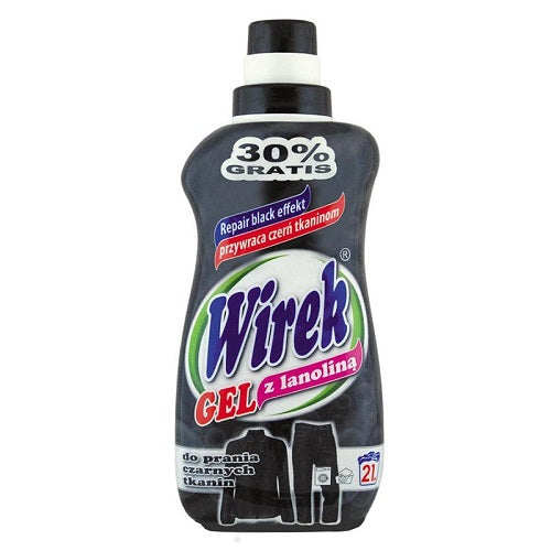 Wirek Liquid Laundry Detergent for Black Fabrics, 21 Loads, 1 L