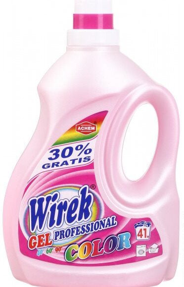 Wirek Professional Color Liquid Laundry Detergent, 41 Loads, 2 L