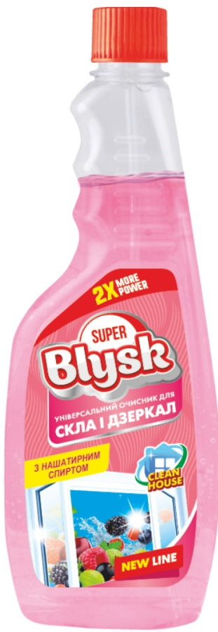 Super Blysk Forest Berries Glass & Mirror Cleaner Refill, 500 mL