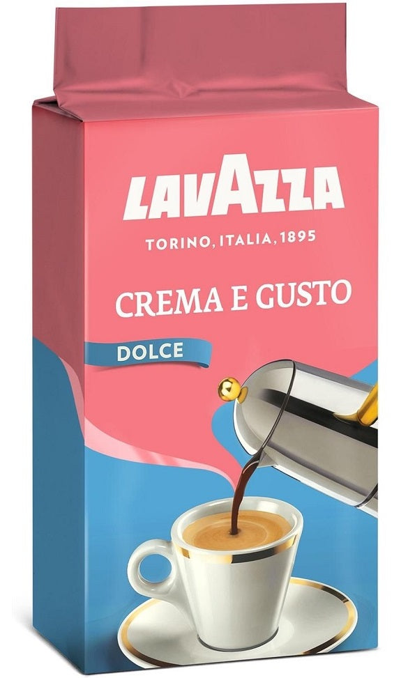 Lavazza Crema & Gusto Dolce Ground Coffee, 250 g