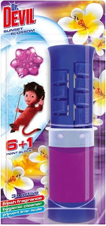 Dr. Devil Floral Sunset Toilet Cleaning Gel Discs, 45 mL