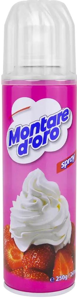 Montare d'Oro Aerosol Whipped Cream, 250 g