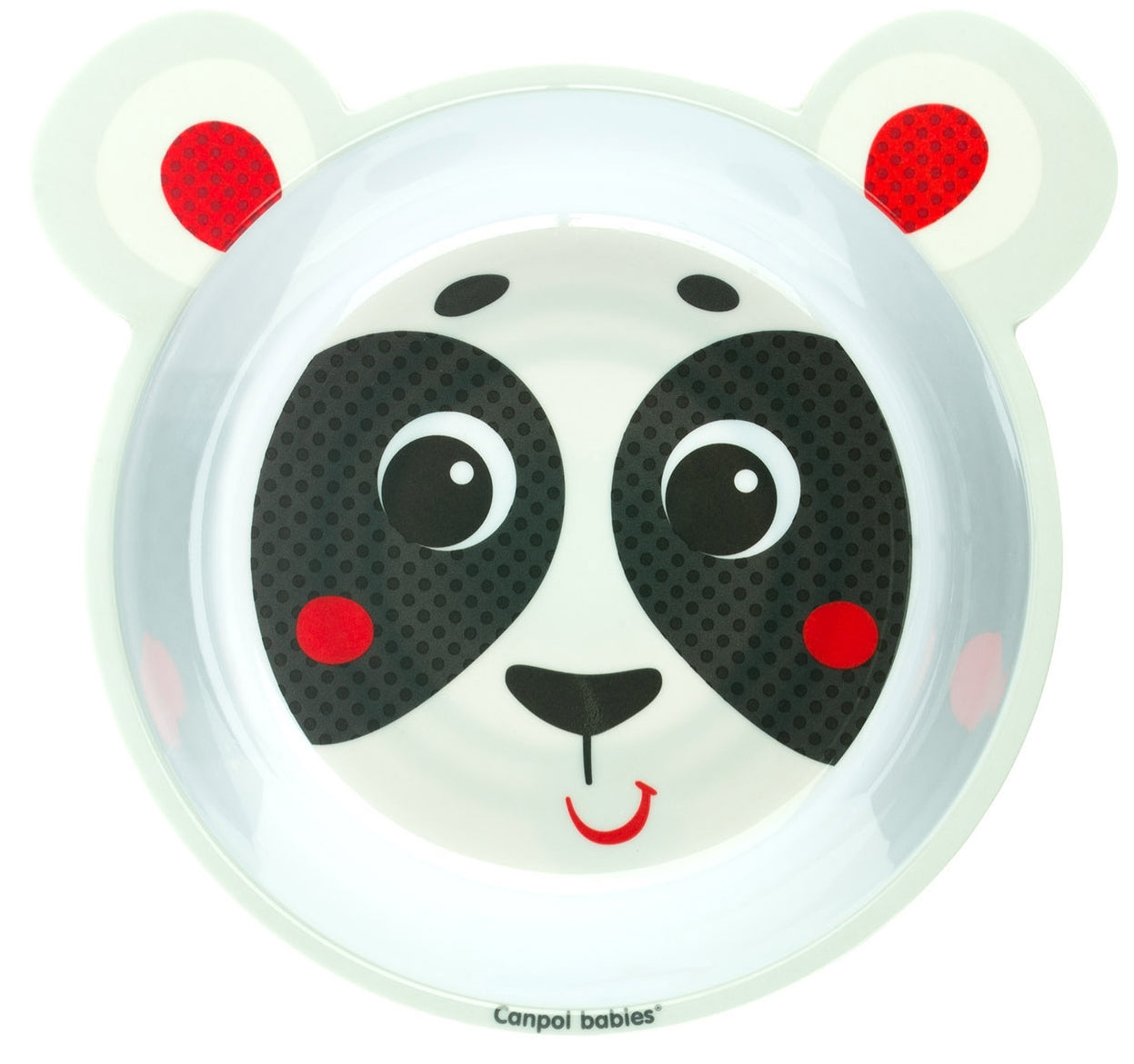 Canpol Babies 4/520 Beige Kids Non-Slip Melamine Plate, 490 mL