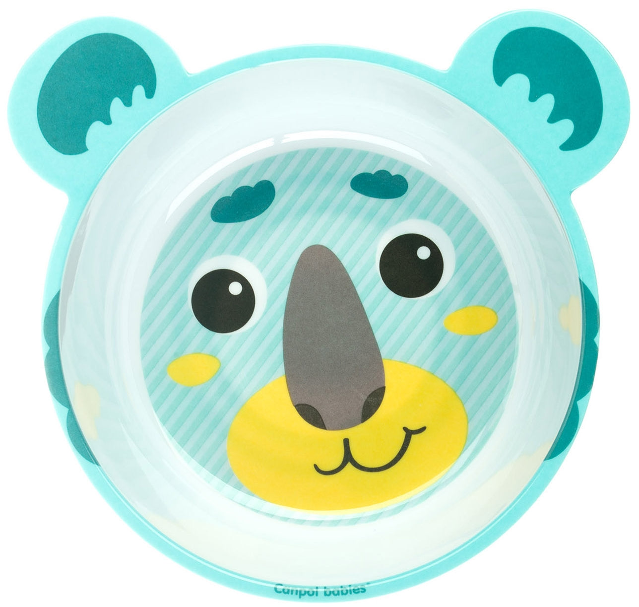 Canpol Babies 4/520 Green Kids Non-Slip Melamine Plate, 490 mL