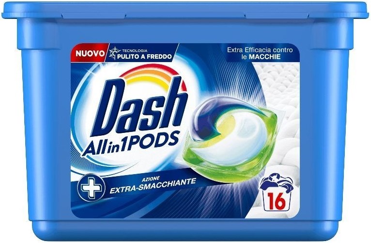 Dash Extra Laundry Detergent Pods, 16 pcs (Price per 1 pc)