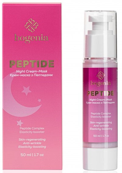 Bogenia Peptide Night Cream Mask with Peptides, 50 mL