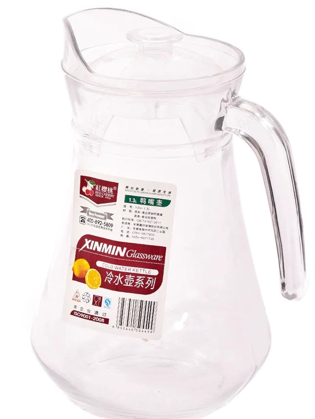 Xinmin Glassware Q/XM01 Pitcher, 1.3 L