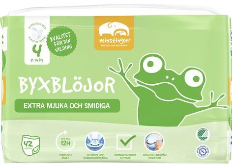 Byxblojor Size 4 Baby Pull-Up Diaper Pants, 8-14 kg, 42 pcs